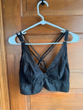 ARULA BLACK LACE BRALETTE 🐈‍⬛